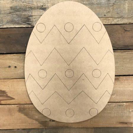 DIY Wood Easter Egg